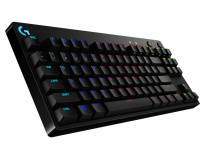 Logitech Teclado Gamer G Pro RGB, Mecánico, Switch GX Blue, Alámbrico, Negro (Inglés) - Imagen adicional 1