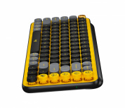 Teclado Logitech Pop Keys, Teclado Mecánico, Inalámbrico, Negro/Gris/Amarillo (Español) - Imagen adicional 3