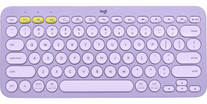 Teclado Logitech K380, Inalámbrico, Bluetooth, Lavanda (Español)