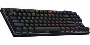 Teclado Gamer Logitech PRO X TKL LED RGB TKL, Teclado Mecánico, Logitech Tactile, Inalámbrico, USB/RF Inalámbrico/Bluetooth, Negro, Inglés