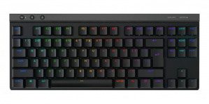 Teclado Gamer Logitech G515 LIGHTSPEED TKL LED RGB TKL, Teclado Mecánico, Logitech GL Tactile, Inalámbrico, RF Inalámbrico/Bluetooth, Negro, Inglés