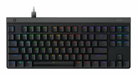Teclado Gamer Logitech G515 TKL LED RGB TKL, Teclado Mecánico, Logitech Tactile, Alámbrico, USB, Negro, Inglés