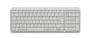 Teclado Logitech K250, Teclado Mecánico, Membrana, Inalámbrico, Bluetooth, Blanco, Español