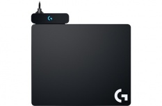 Mousepad Gamer Logitech PowerPlay Wireless Charging System, 34.4 x 27.5cm, Grosor 2mm, Negro