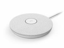 Logitech Micrófono de Mesa para Conferencias Rally Mic Pod, Alámbrico, Blanco