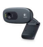 Logitech Webcam C270, 3MP, 1280 x 720 Pixeles, USB 2.0, Negro