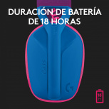 Logitech Audífonos Gamer G435 para PC/PS4/PS5, Inalámbrico, USB-A, Azul/Rosa - Imagen adicional 11