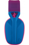 Logitech Audífonos Gamer G435 para PC/PS4/PS5, Inalámbrico, USB-A, Azul/Rosa - Imagen adicional 4