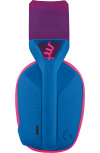 Logitech Audífonos Gamer G435 para PC/PS4/PS5, Inalámbrico, USB-A, Azul/Rosa - Imagen adicional 3