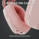 Logitech Audífonos con Micrófono Zone Vibe 100, Bluetooth, Inalámbrico, Rosa - Imagen adicional 7