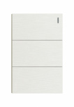 Lucek Placa con Apagador BF03-B, 3 Interruptores, 127 - 250V, 16A, Blanco