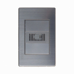Lucek Placa con Zumbador BP15-M/P, Plata