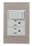 Lucek Tomacorriente BP25-CEP, 2 Enchufes, 127V, 15A, Gris