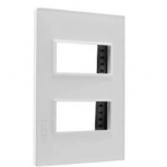 Lucek Placa para Pared HDMI-BL, 2 Puertos, 1 Pieza, Blanco