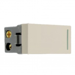 Lucek Apagador Sencillo PA101-MR, 1 Modulo, Marfil