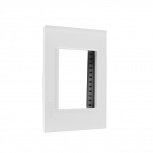 Lucek Placa de Pared PP030-CCB, 3 Puertos, Blanco