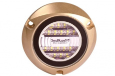 Lumitec Luz LED Marina Sumergible SeaBlaze X2, Exteriores, Luz Blanca/Azul, 60W, 6000 Lúmenes, Bronze