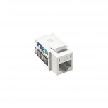 Lutron Jack de Red Cat6, RJ-45, Blanco