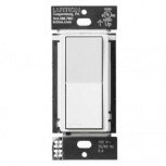 LUTRON  Apagador Claro, 1 Interruptor, 120V, 5A, Blanco