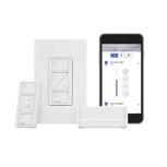 Lutron Kit Hub Smart PBDGPKG1W, Inalámbrico, WiFi, Blanco, Compatible con Siri/Alexa/Google Home