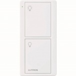 Lutron Interruptor Inteligente de 2 Botones PICO, RF Inalámbrico, Blanco