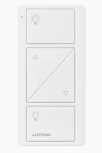 Lutron Interruptor de Luz Inteligente PJ22BRLGWHL01, 3 Botones, RF, Blanco
