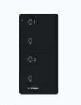 Lutron Pulsador de Botón PJ24BBLL21P, 4 Botones, RF, Negro