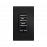 Lutron Atenuador de Luz Inteligente Seetouch, Programable, 5 Botones, Negro