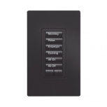 Lutron Atenuador de Luz Inteligente RRDHN6BRLMN, 6 Botones, RF, Negro