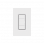 Lutron Interruptor de Luz Inteligente Sunnata, 4 Escenas, 4 Botones, Blanco