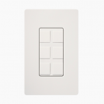 Lutron Caja para Pared SC6PFSW, 6 Puertos, 1 Pieza, Blanco 