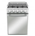 Mabe Estufa EMC5046CAIS0, 4 Quemadores, Plata