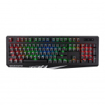 Teclado Gamer Mad Catz S.T.R.I.K.E. 4 LED RGB, Teclado Mecánico, Cherry MX Red, Alámbrico, USB, Negro, Inglés