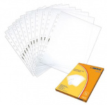 MAE Protector de Hojas PH-100, Paquete de 100 Piezas de Tamaño Carta, Transparente