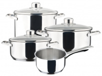 Magefesa Batería de Cocina DUX, Acero Inoxidable, 7 Piezas