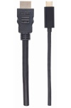 Manhattan Cable HDMI Macho - USB C Macho, 4K, 30Hz, 2 Metros, Negro