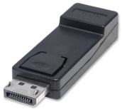 Manhattan Adaptador DisplayPort 1.1 Macho - HDMI Hembra, 1080p, 60Hz, Negro