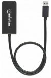 Manhattan Convertidor USB 3.0 A Macho - HDMI Hembra, 60cm, Negro