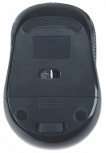 Mouse Manhattan Óptico Alto Rendimiento, Inalámbrico, USB, 2000DPI, Negro/Plata
