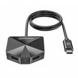 HUB USB-C 32 CON 4 PUERTOS  2 USB-A Y 2 USB-C 5GBPS - Código: 181150 | Compra en Guadalajara