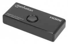 Manhattan Switch HDMI 207997, 3x HDMI Hembra, Negro