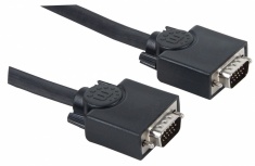 Manhattan Cable para Monitor SVGA 8mm, VGA (D-Sub) Macho - VGA (D-Sub) Macho, 15 Metros, Negro