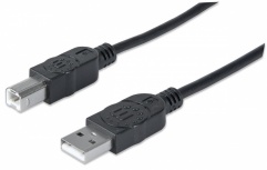 Manhattan Cable USB-A Macho - USB-B Macho, 1.8 Metros