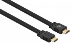 Compra Manhattan Cable Plano HDMI Macho, Metros, Negro