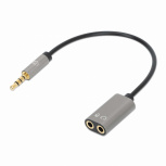 Manhattan Adaptador de Audio 3.5mm Macho - 2 x 3.5mm Hembra