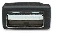Manhattan Cable USB A - USB B, .5 Metros, Negro