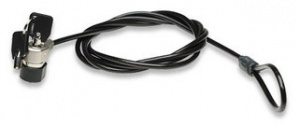 Manhattan Candado de Llave para Laptop 440240, 1.8 Metros, Negro