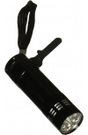 Manhattan Linterna LED de Mano 960328, 45 Lúmenes, Negro