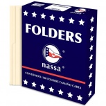 Mapasa Fólder Nassa PC1001, Paquete de 100 Piezas, Tamaño Carta, Manila