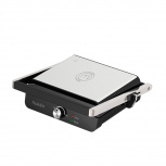 MasterChef Parilla Panini MK-PG-4V2, 1200W, Negro/Acero Inoxidable